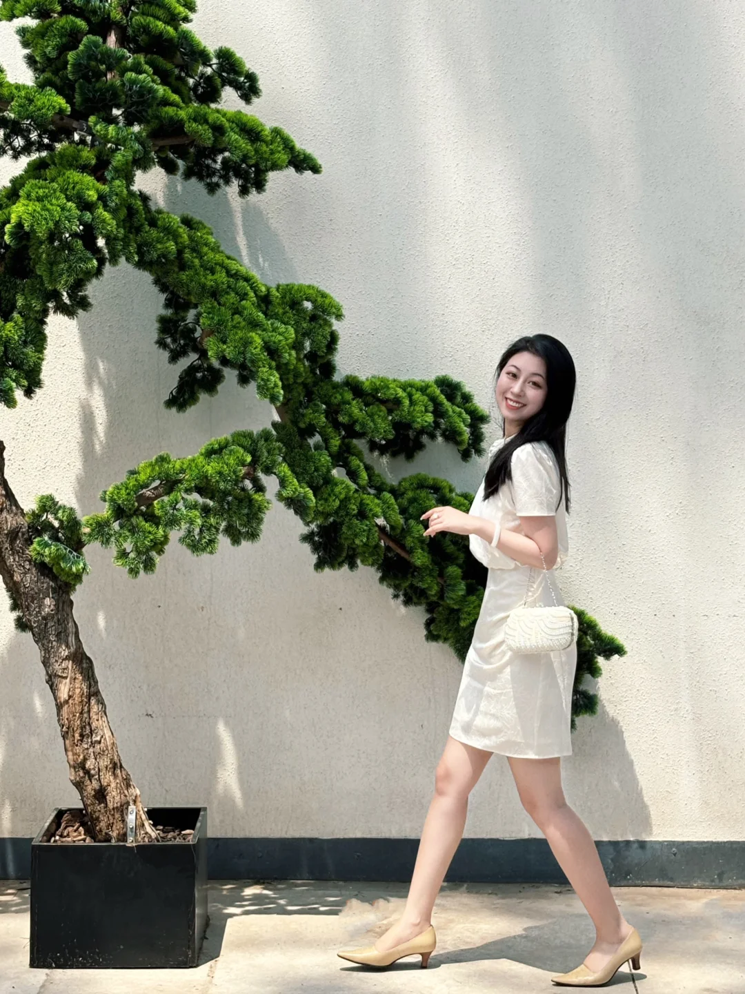 日常ootd I 改良旗袍📷偶遇798松柏
