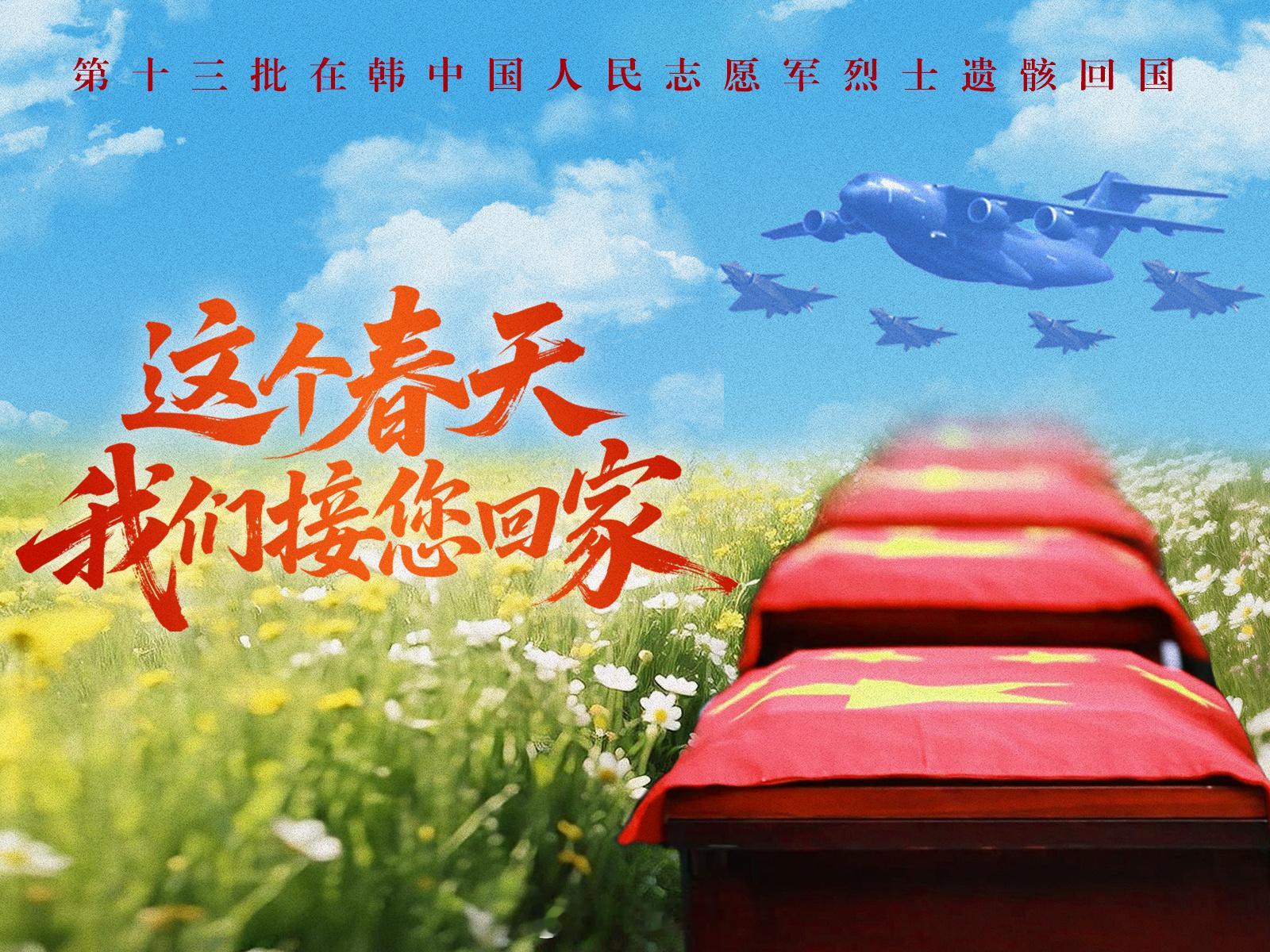 最可爱的人回家了【刚刚，接迎英雄的运-20B进入我国领空】今天上午，赴韩接迎第十