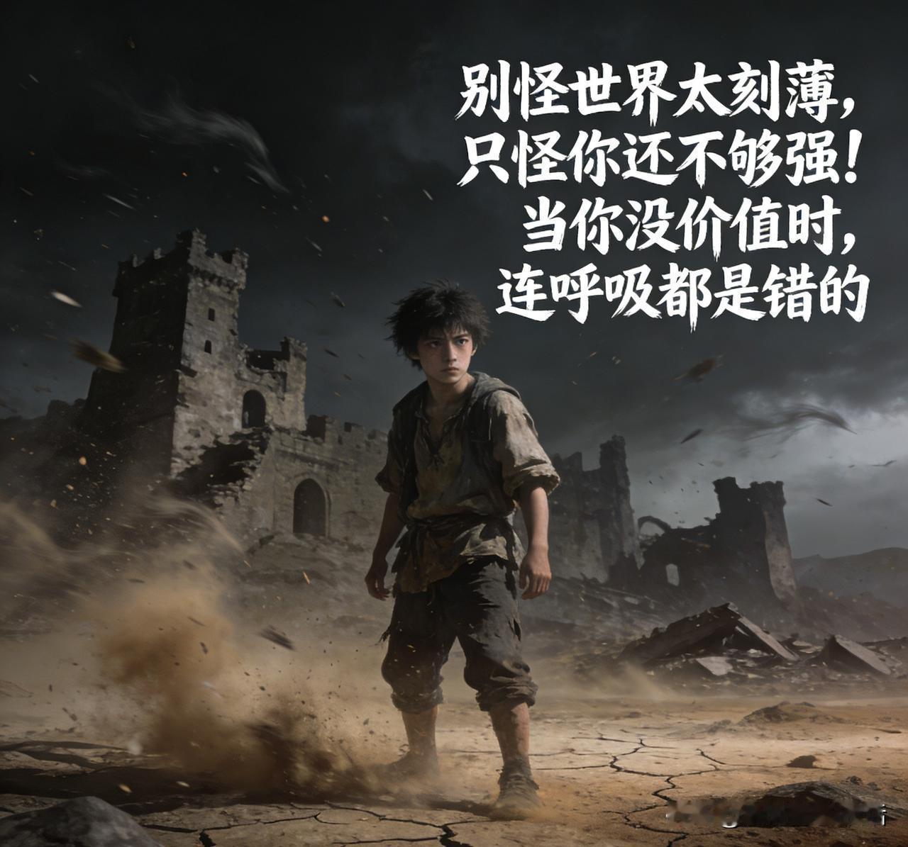 别怪世界太苛刻，只怪自身不够强！没价值时，连呼吸都是错。
       现实很扎