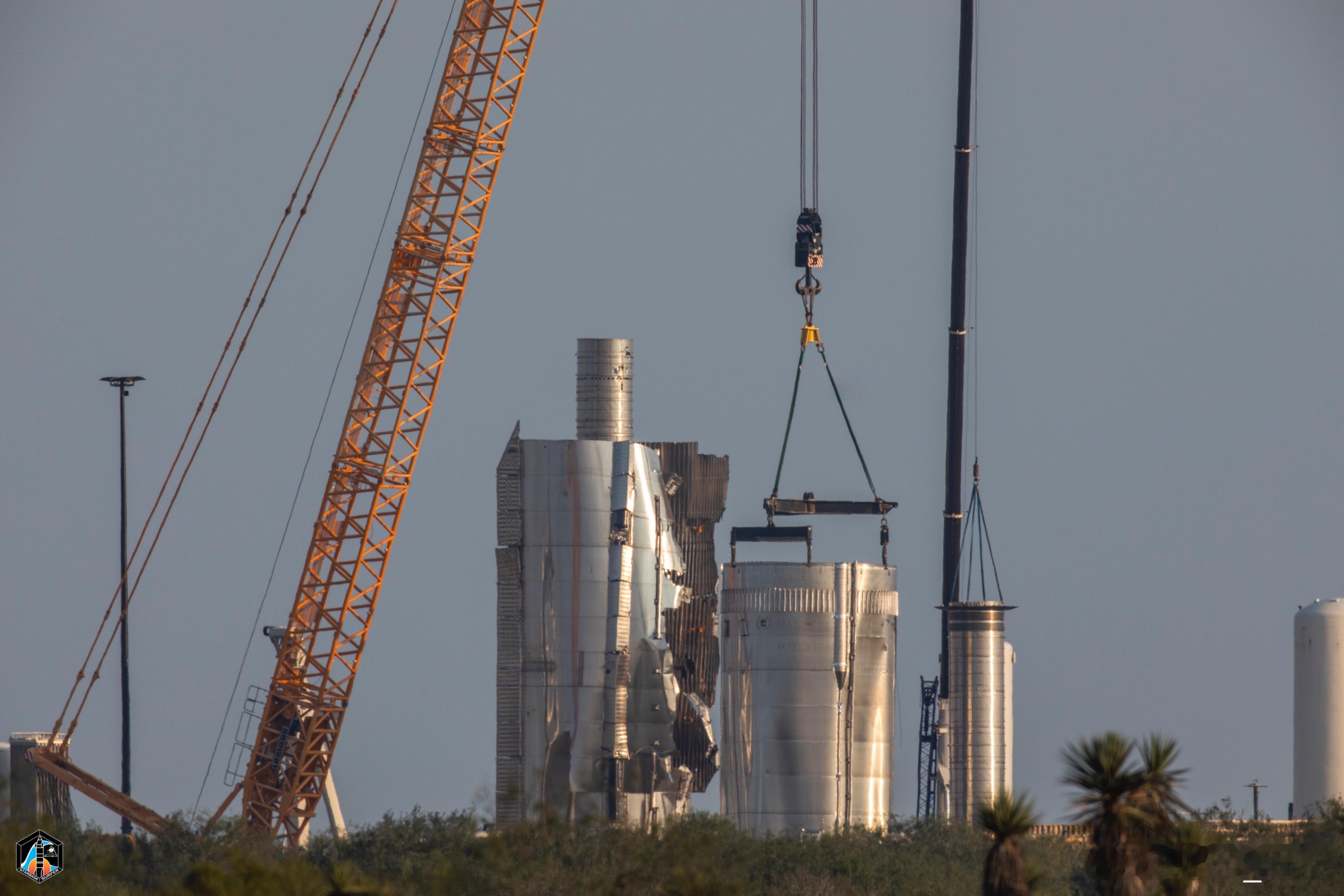 BOOSTER 18现在的模样 来源：Starbase Surfer 