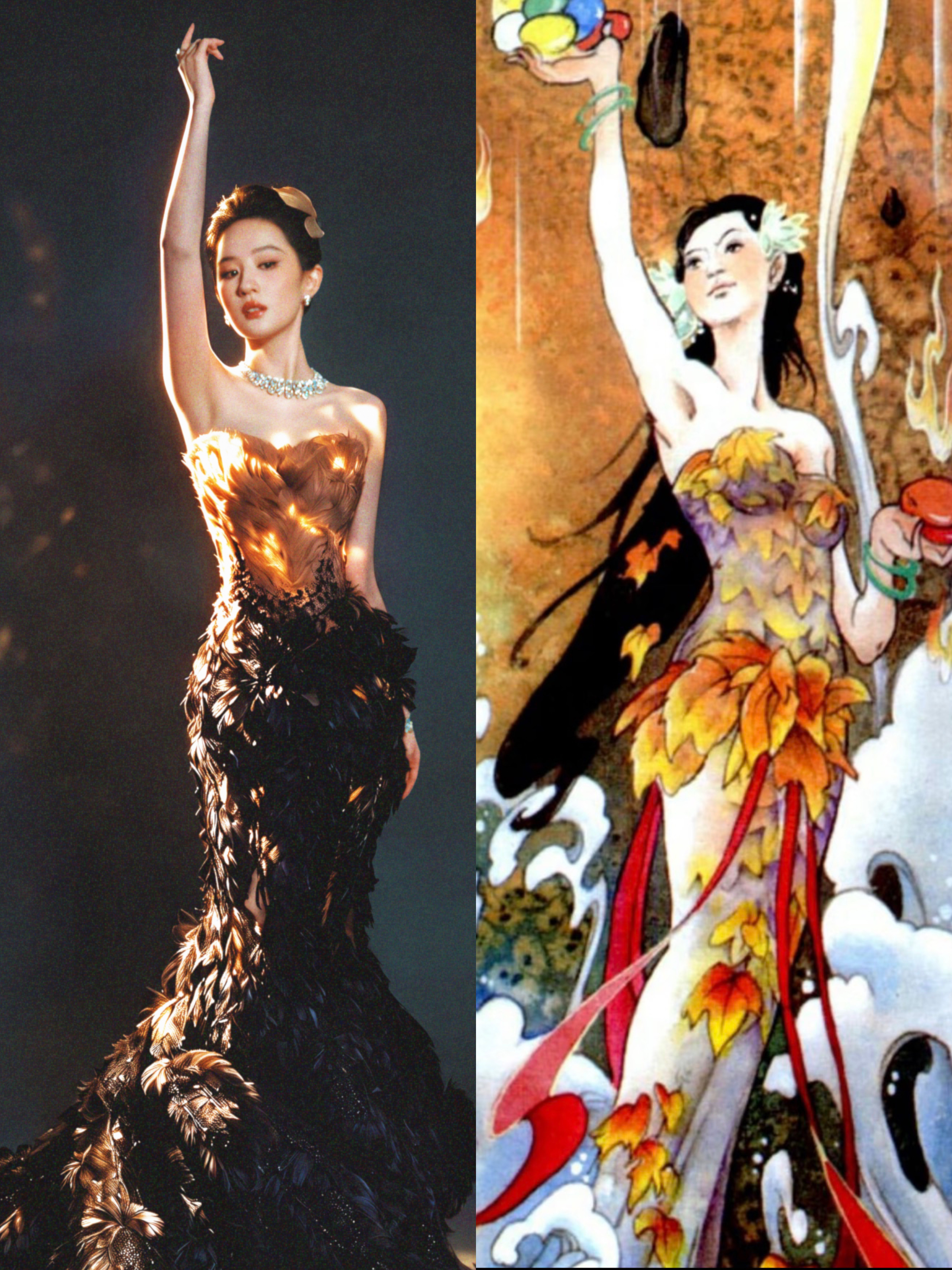 WOW，是女娲～她即绝色～刘亦菲vogue大发仙威
