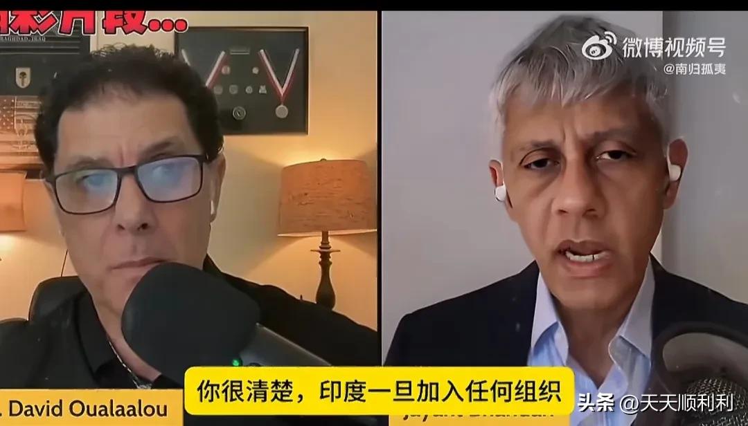 印度专家这次算是说了句大实话，他在访谈里直言不讳，声称只要印度掺和进哪个国际组织
