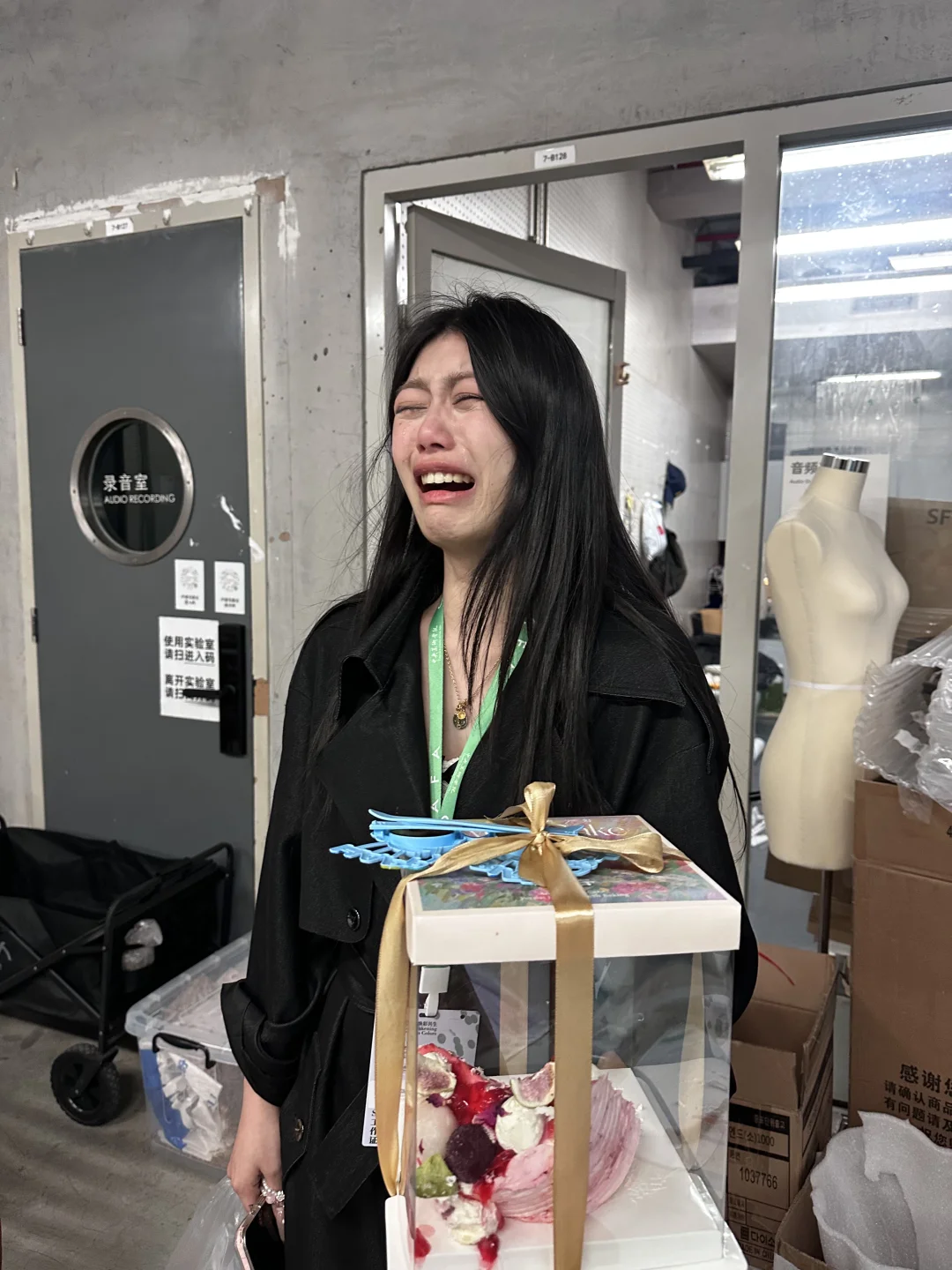 干毕业展累哭了……