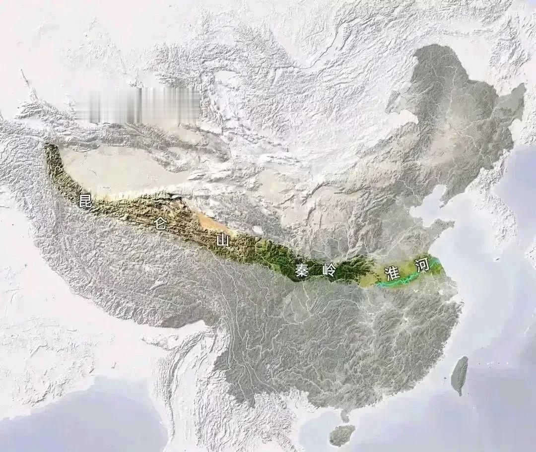 中国的南北分界。

秦岭淮河以北属于北方，秦岭淮河以南属于南方。

这样看来，江