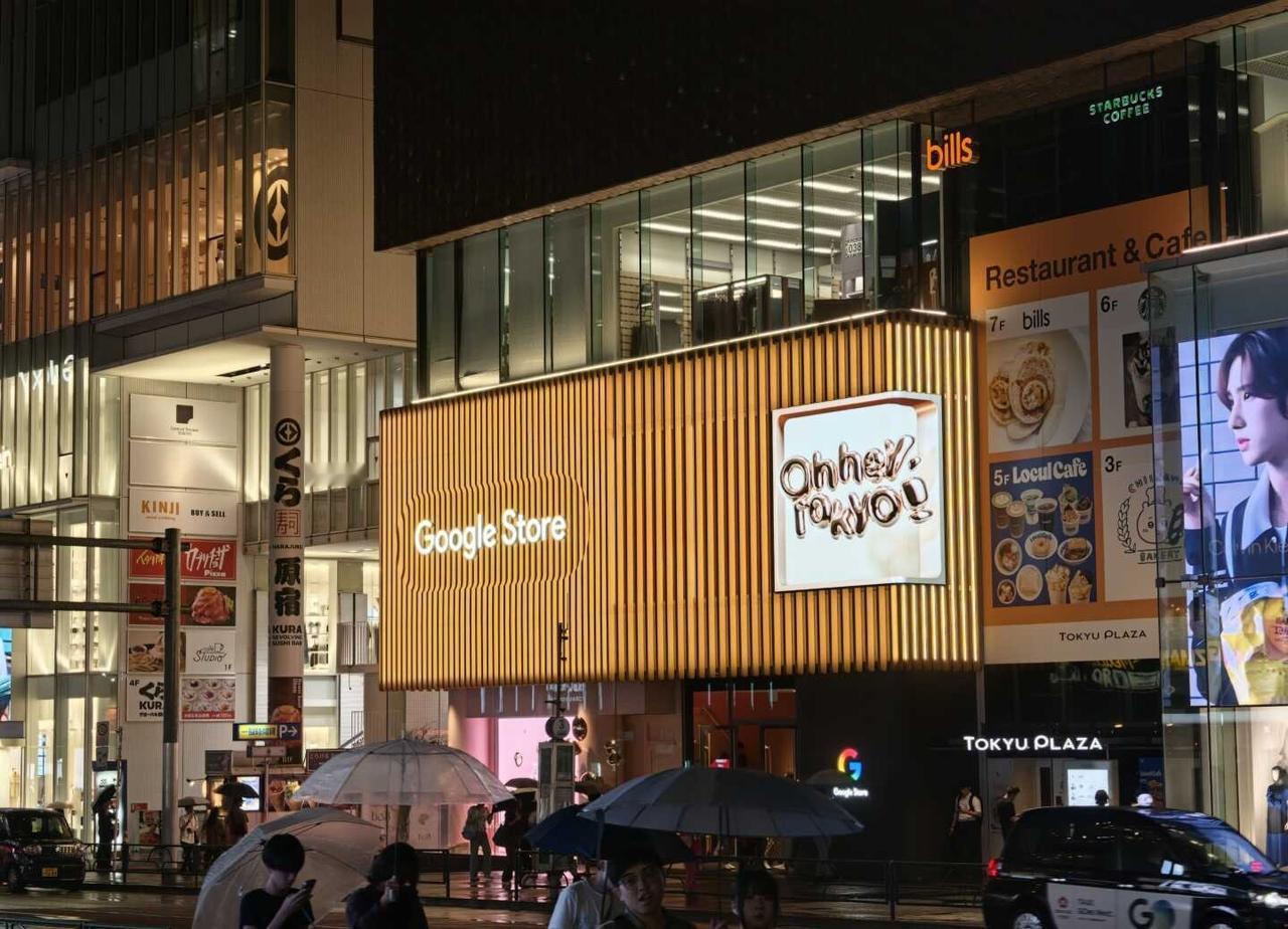 Google Store 表参道店
朋友去拍了几张发我，新品都已经展出了，手表、