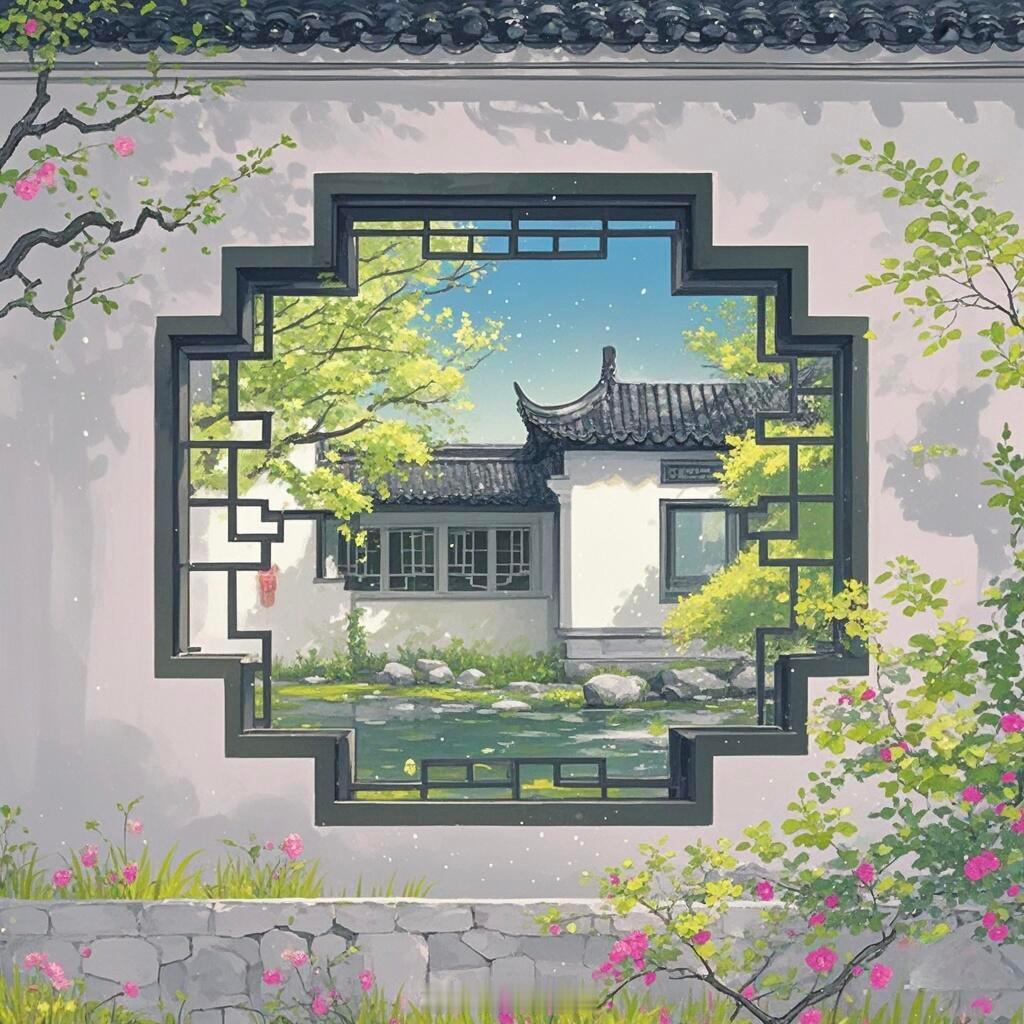 一框、一景、一画，中式“框景”知多少 …遇见艺术