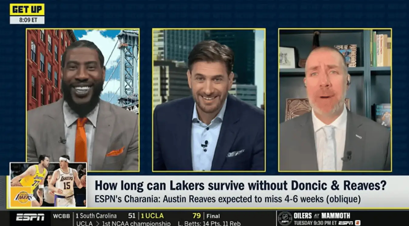 Tim MacMahon：“昨晚我在球馆和湖人方面的人聊过，他们的心态基本是：球