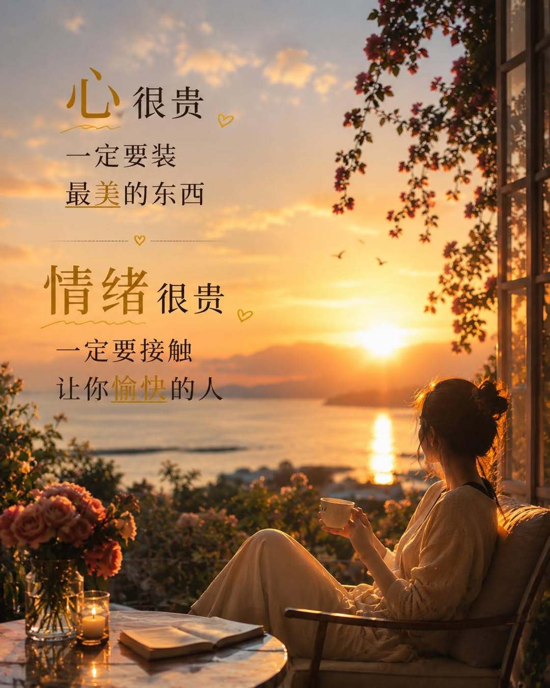 早安，愿你在每一个清晨都能感受到自己的成长与蜕变，就像那初升的太阳，不断向上，直