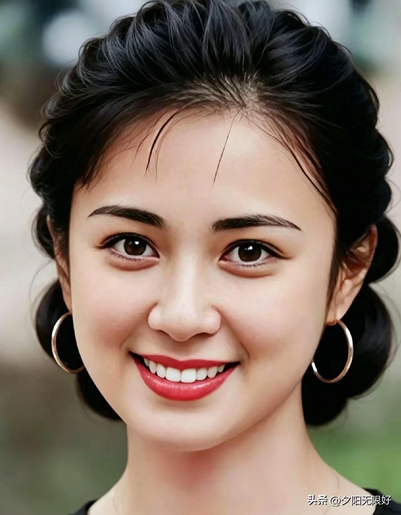 60年代的四大美人，这四个美人放到一起以后，忽然发现朱琳的颜值也很一般呀
真的好