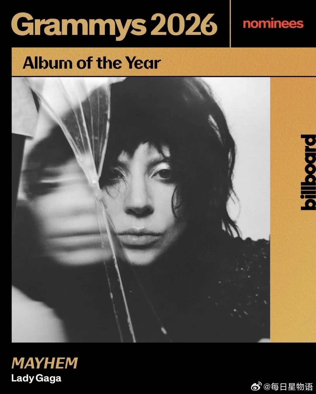 ladygaga官宣格莱美表演嘉宾Lady Gaga 舞台形态即将解锁。是《Ch