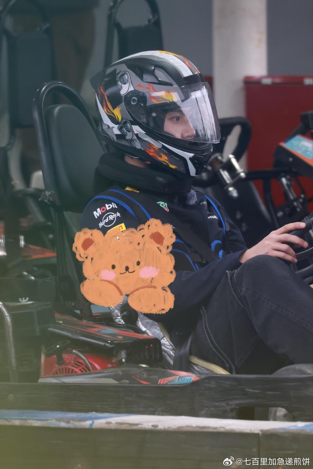 风华合伙人 今天录制路透周柯宇、董思成、常华森开卡丁车路透🏎️ 