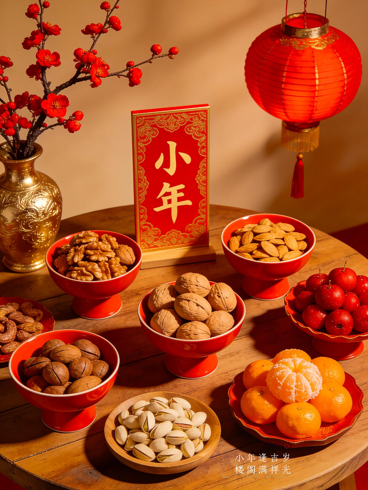 把日历翻到“小年”这一页，年味儿就顺着缝儿飘出来了，它是从你亲手擦拭的窗玻璃上透