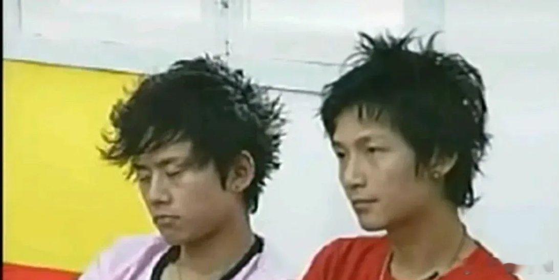 张杰和陈楚生古早影像，谁还没个非主流啊[允悲] ​​​