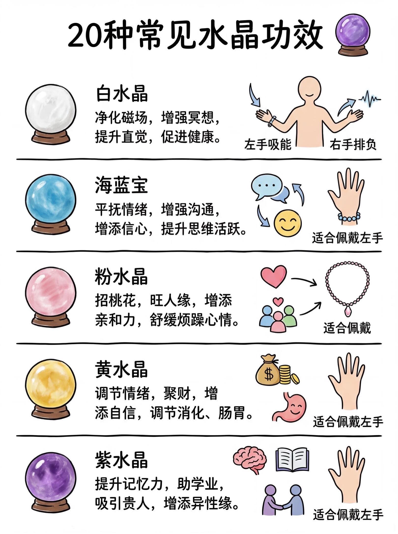 水晶功效。水晶有哪些功效呢