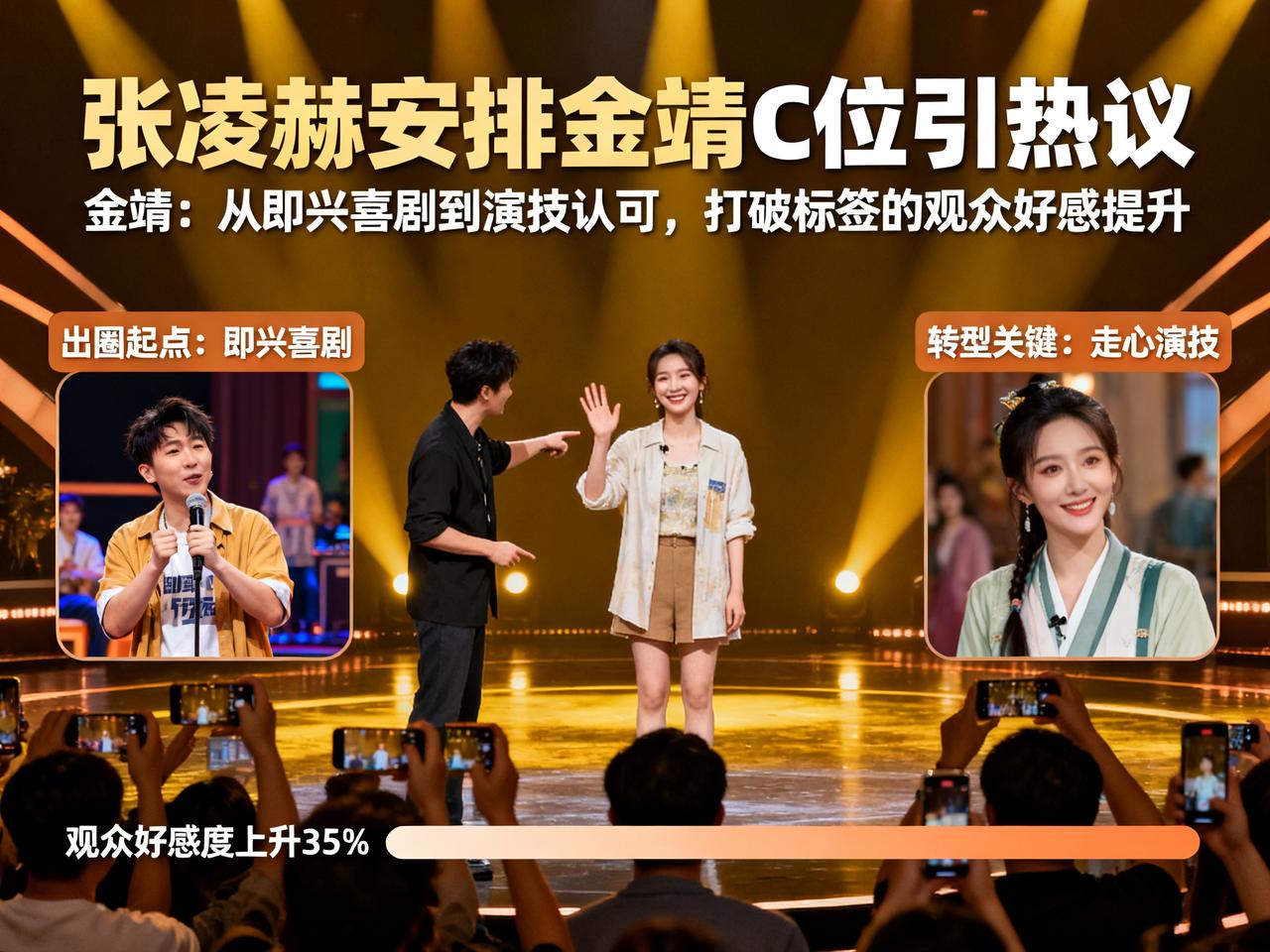 “张凌赫把金靖放在C位”这个话题之所以会被大家讨论，主要是因为一个很小但很暖的细