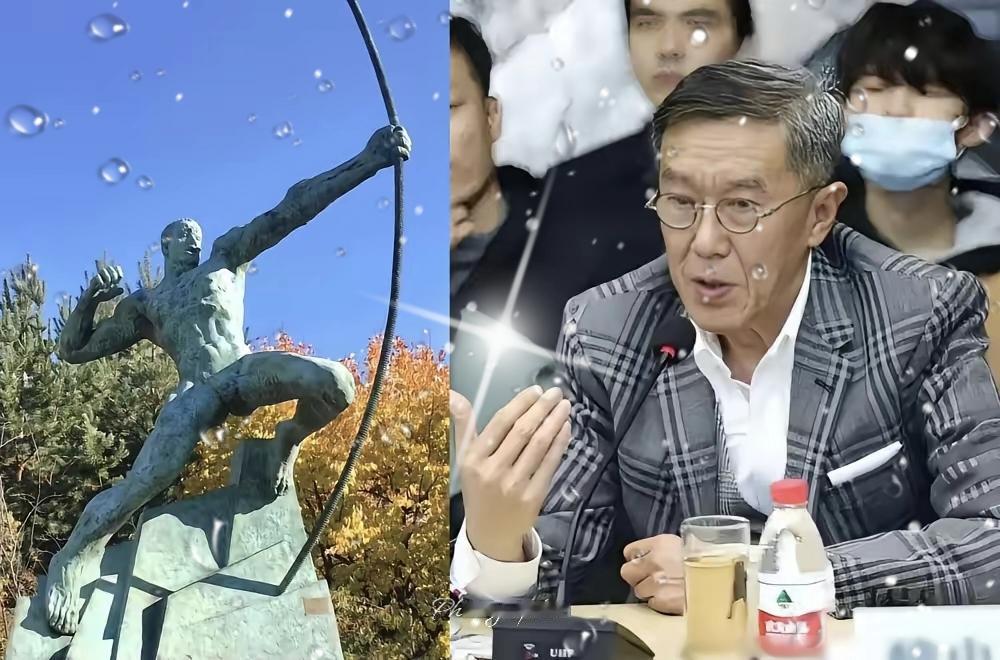 清华教授雕后羿，遭骂毁三观！
说的是清华美院博导、北京美协副主席魏小明，搞了个后