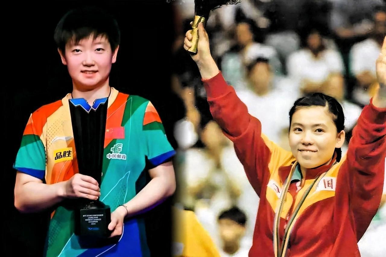 邓亚萍与孙颖莎谁的比赛气质更强？

一、从心理素质与抗压能力上对比，孙颖莎的“大