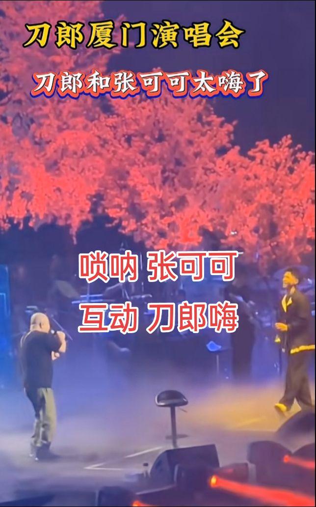唢呐张可可现场互动刀郎自然中幽默中含有深情 刀郎 音乐 厦门美食