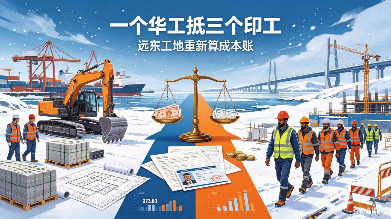 工资差三倍！俄罗斯舍近求远招印度工人，藏着全球劳动力的新变局！
        