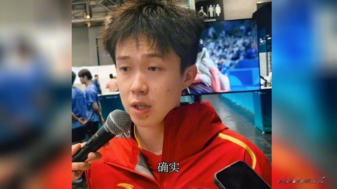 男乒团3-0法国晋级总结赛，王楚钦赛后直说三句心里话，听着真提气！

1、这场还