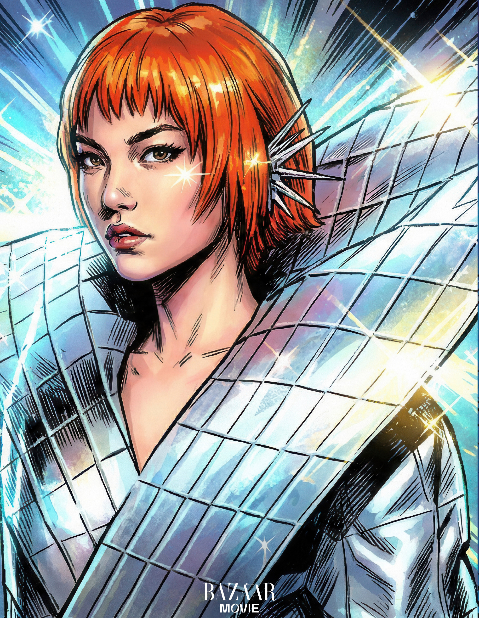 兰西雅梦境游戏芭莎大片代码不再是《黑客帝国》里冰冷的数字瀑布，而是重组为《红辣椒