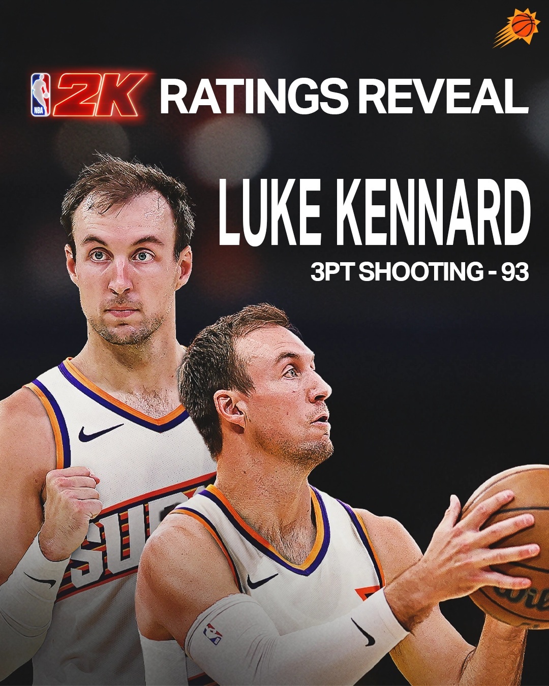 三分能力93 🙌 这就叫专业❗️ NBA 2K 官方今日公布肯纳德能力值菲尼克