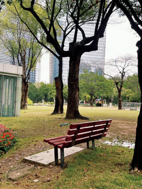 珠江新城·公园长椅🪑虚度时光