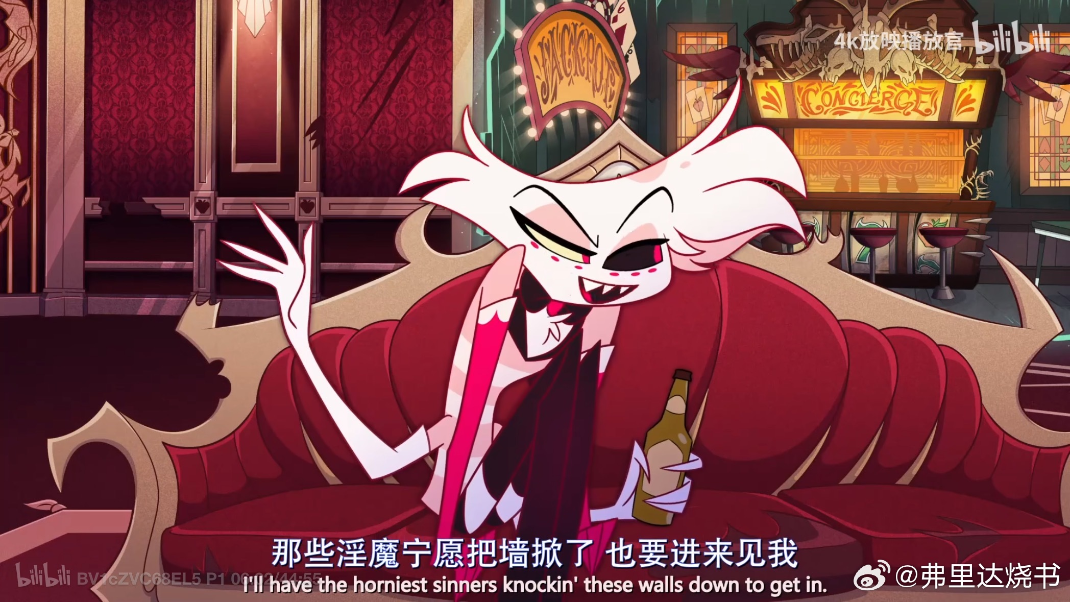 开看《地狱客栈》，开场就是我最爱的一类雷霆人物：明明白白的扫货。我说扫成这个样子