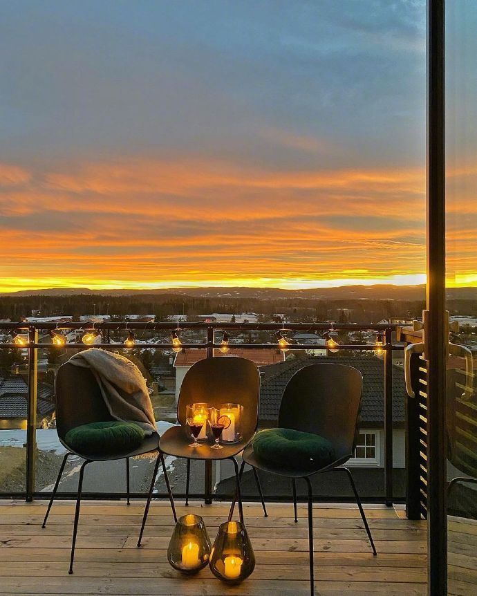 傍晚的家  这也太美了吧 🌅 ​​​