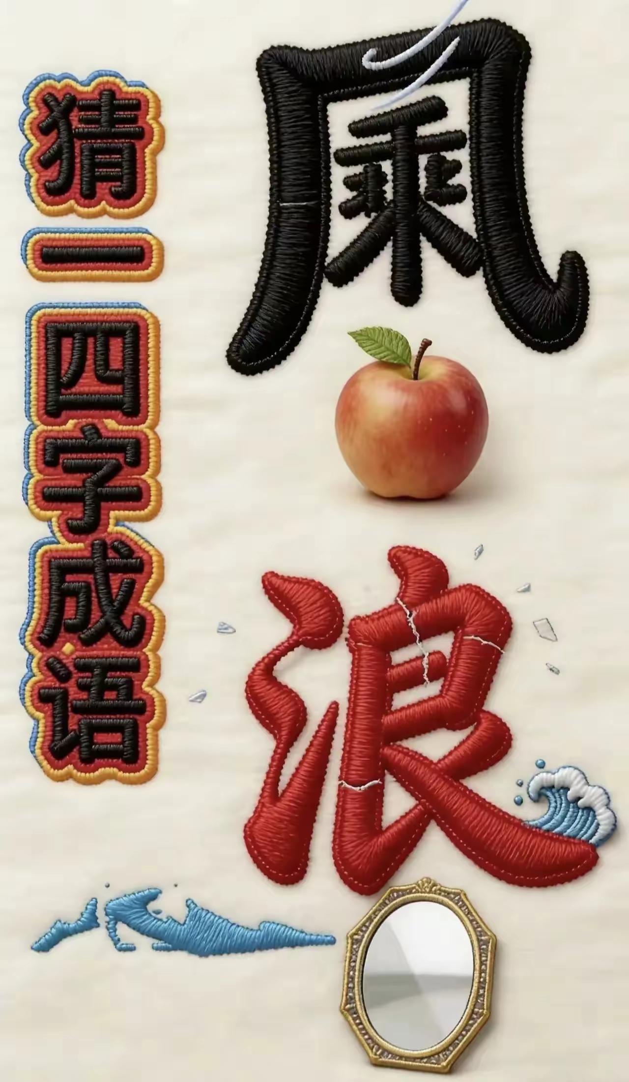 打一成语，嗨，别嘴硬，有本事三秒钟把答案亮出来，这可在肚子里有点真货，一般人真猜