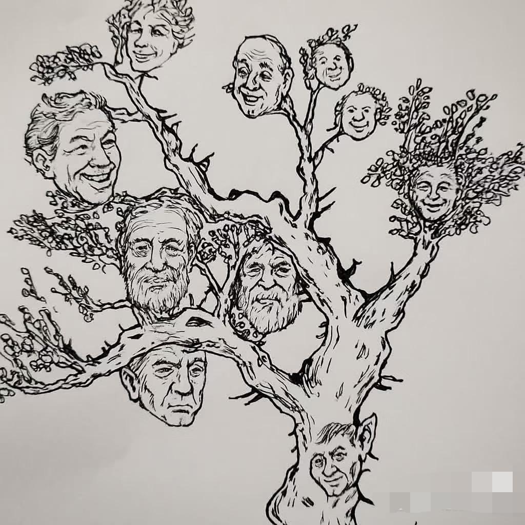 只有心细的人才能找出隐藏的人脸