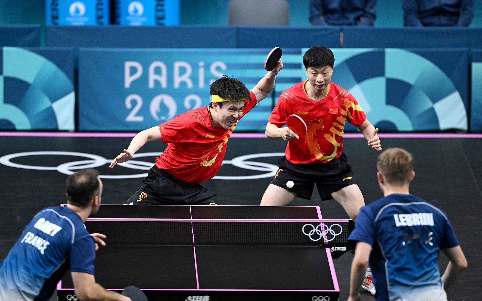 #国乒男团进决赛#乒乓球男团半决赛：中国队总比分3-0战胜法国挺进决赛本场比赛，