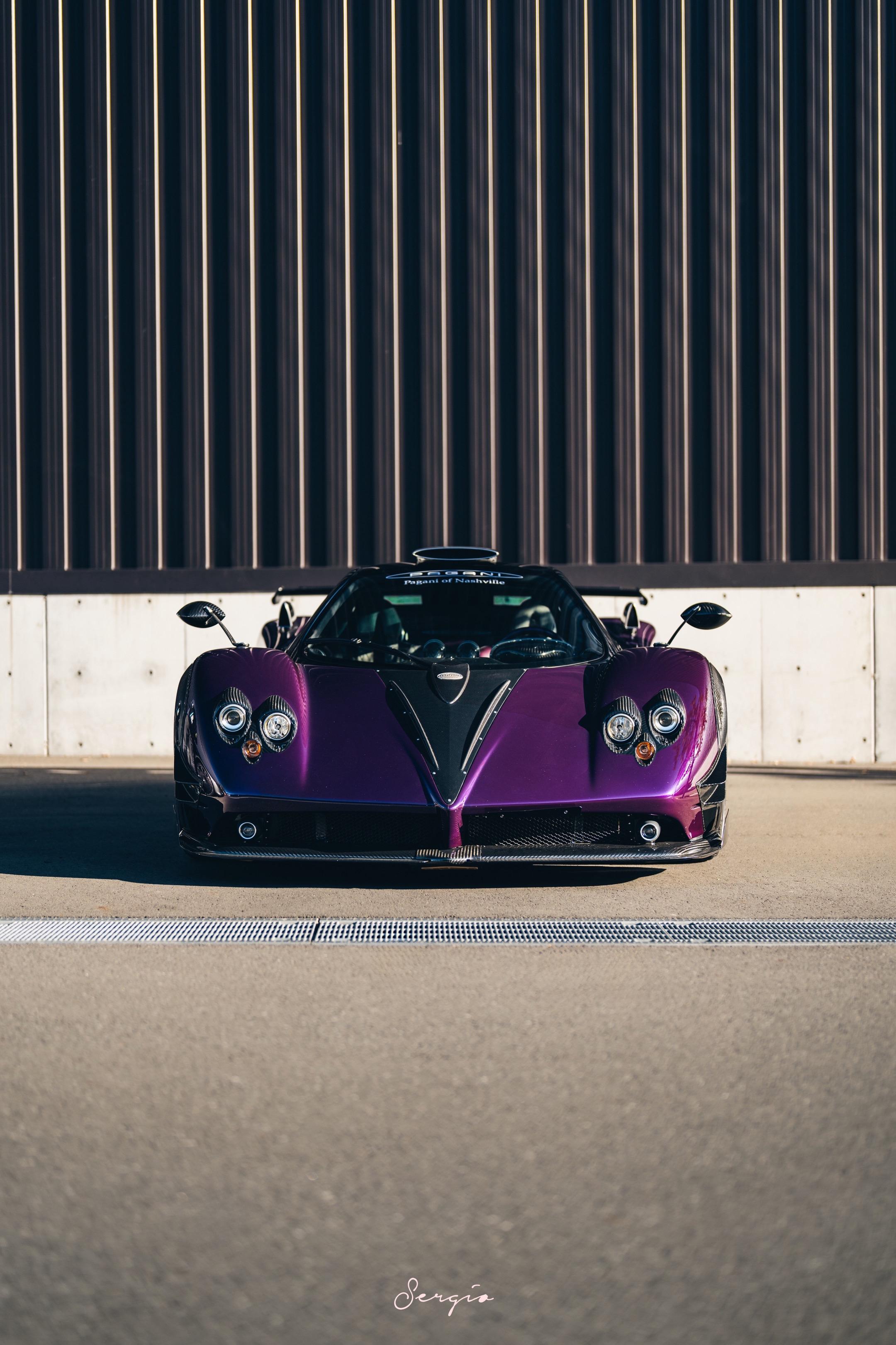 Zonda Zozo.终于拍上了这台Zonda Zozo，特殊的紫色与...