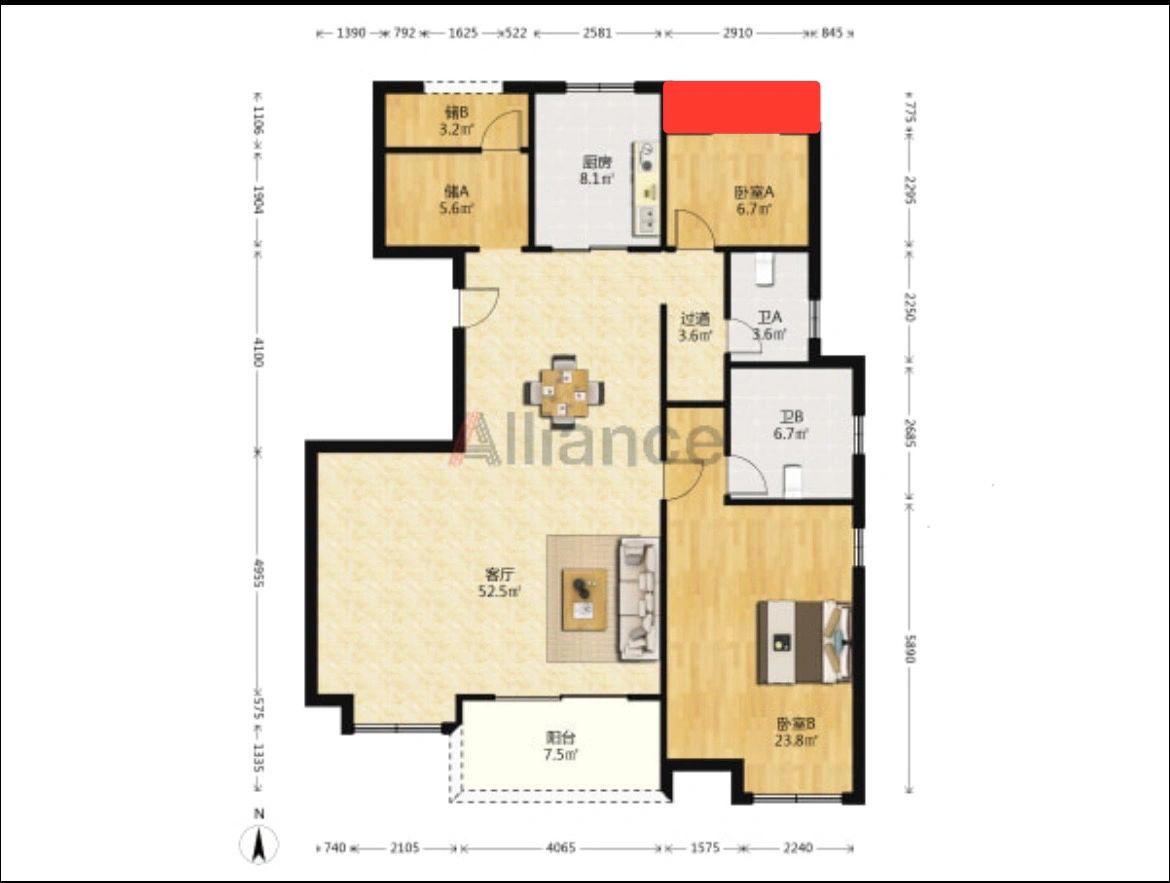 蜀西湖高层价格买洋房147平350万，满二