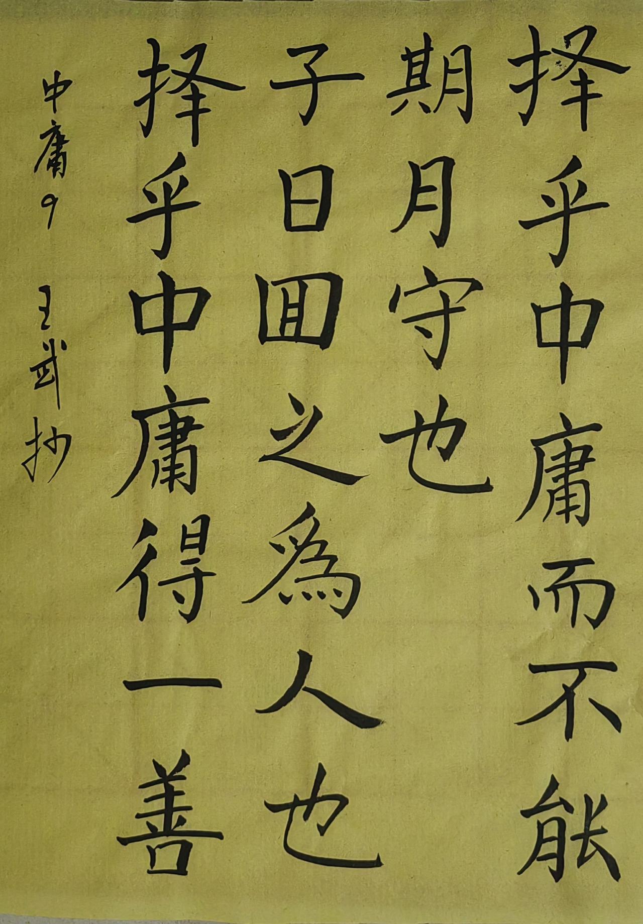 书法爱好者写最好的