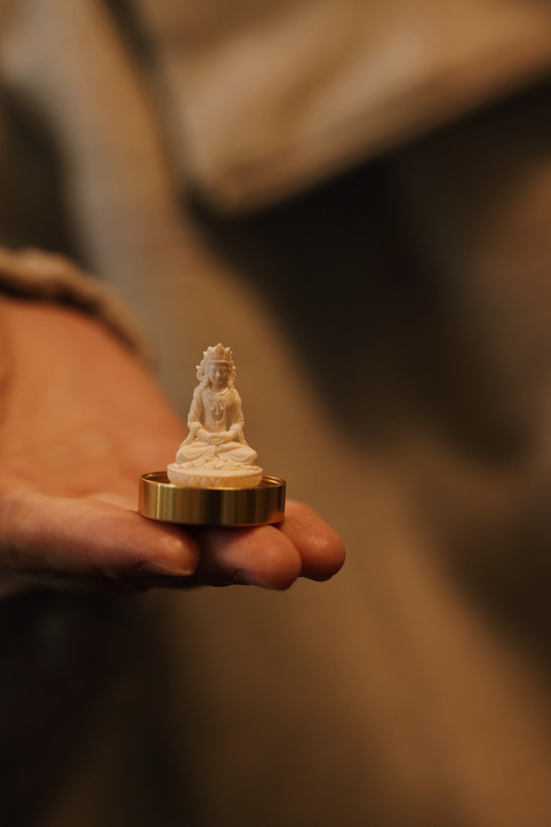 猛犸 | 度母 迷你造像、小挂件雕刻细腻，宝相庄重，璎珞宝饰，清晰毕现，气势恢弘