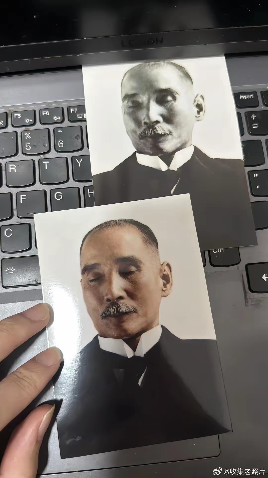 1925年，孙中山先生于北平协和医院去世。去世一小时后，好友邵福.J教授拍了这张