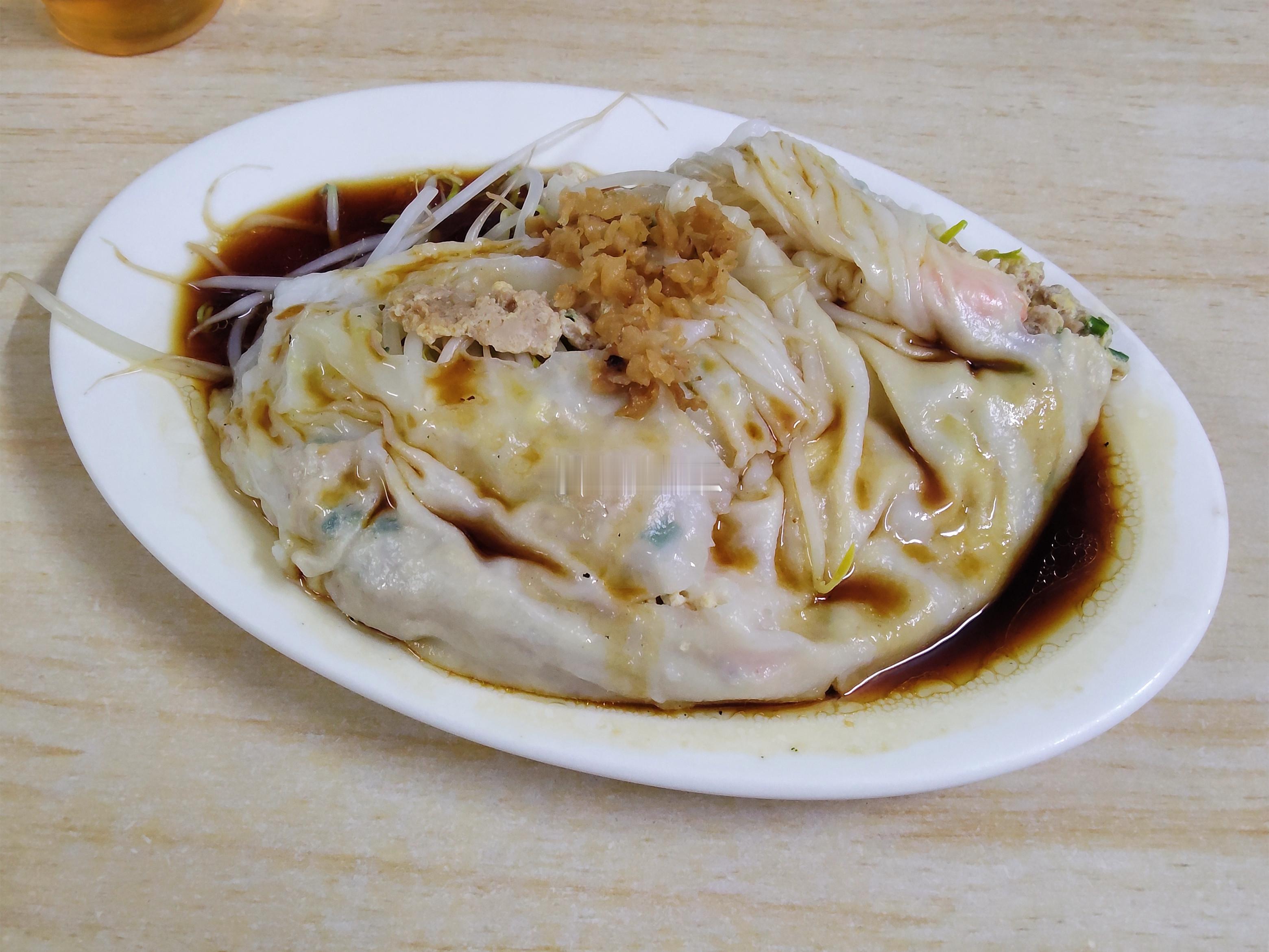 百花路石榴园的坤记肠粉，不太确定和金园路的同名特色干面肠粉是不是同家店，但是出品