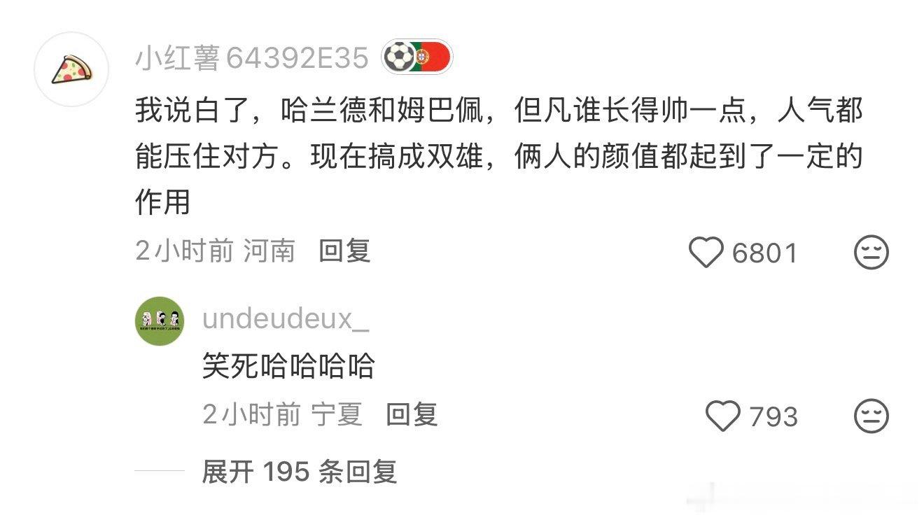 笑死但哈兰德长这样不比单纯的帅哥有意思多了嘛