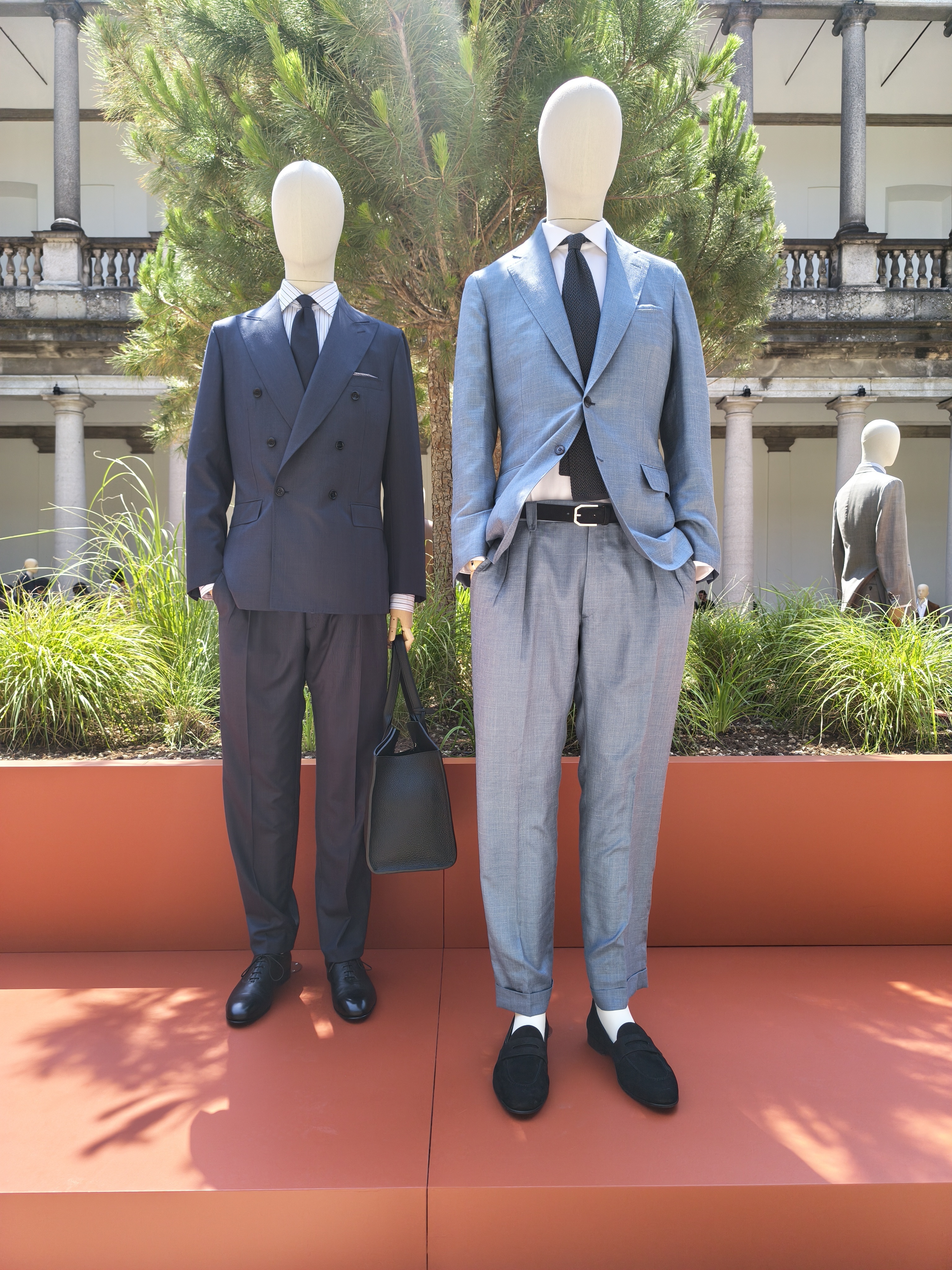 米兰，if 受邀 Brioni 2027 春夏男士系列预览～本季色彩灵感源自罗马