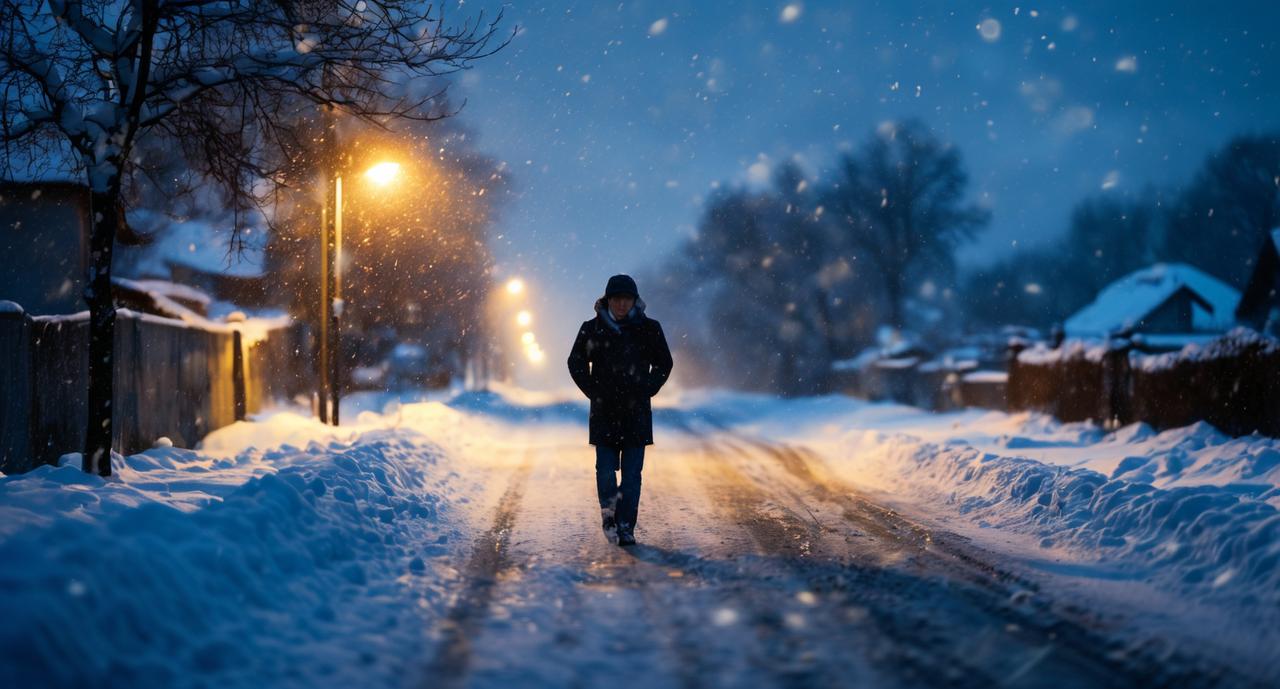 晒图笔记大赛在风雪交加的夜晚，我孤身前行，厚重的外套包裹着寒意。雪花飘落，覆盖了