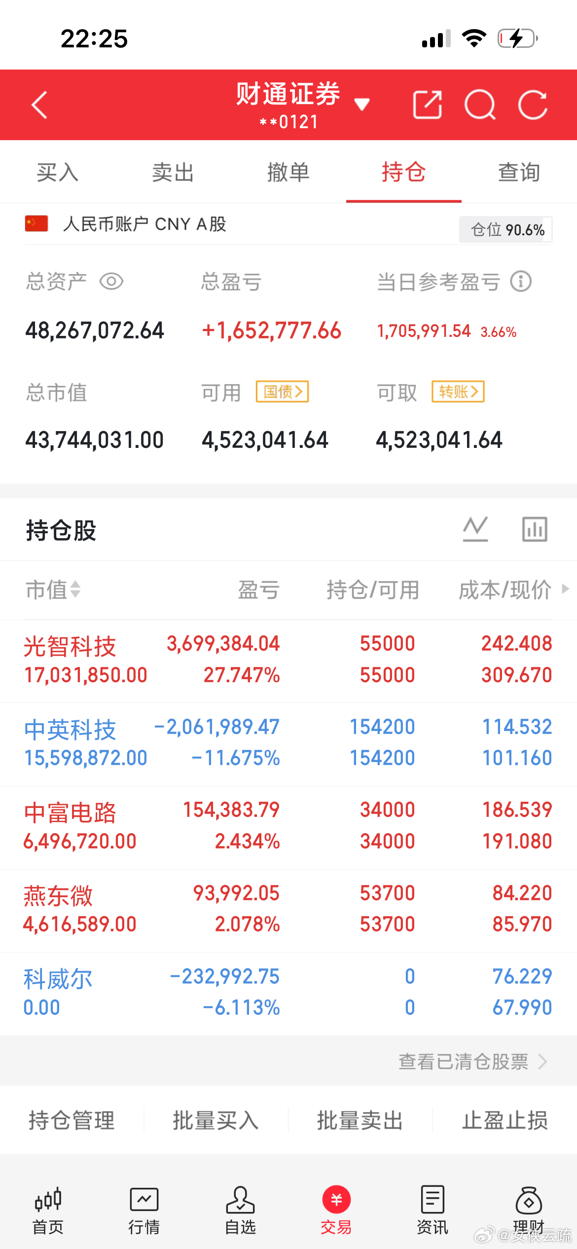 六月实盘随手记录，今日回血，整月曲线起伏不断，好在整体跑赢大盘。持仓分化，有吃肉