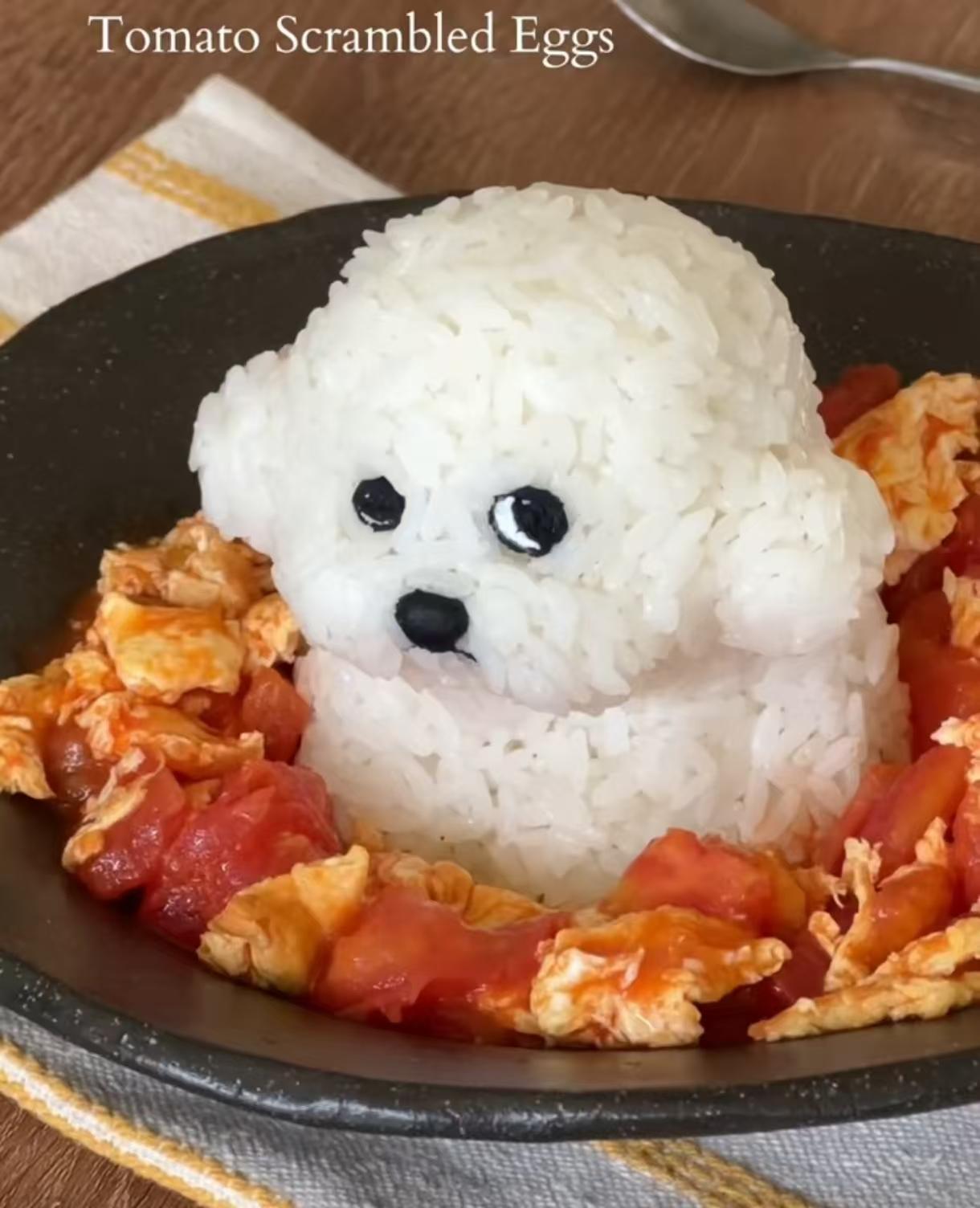 这么可爱的饭，舍得吃么？