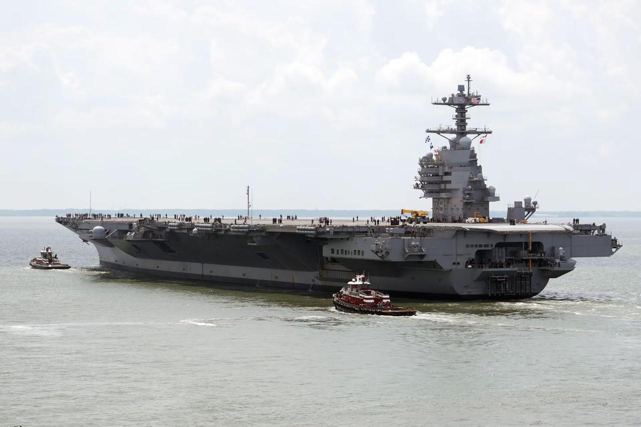 2026年8月13日 美国海军福特级2号舰 航空母舰 约翰·F·肯尼迪号（CVN