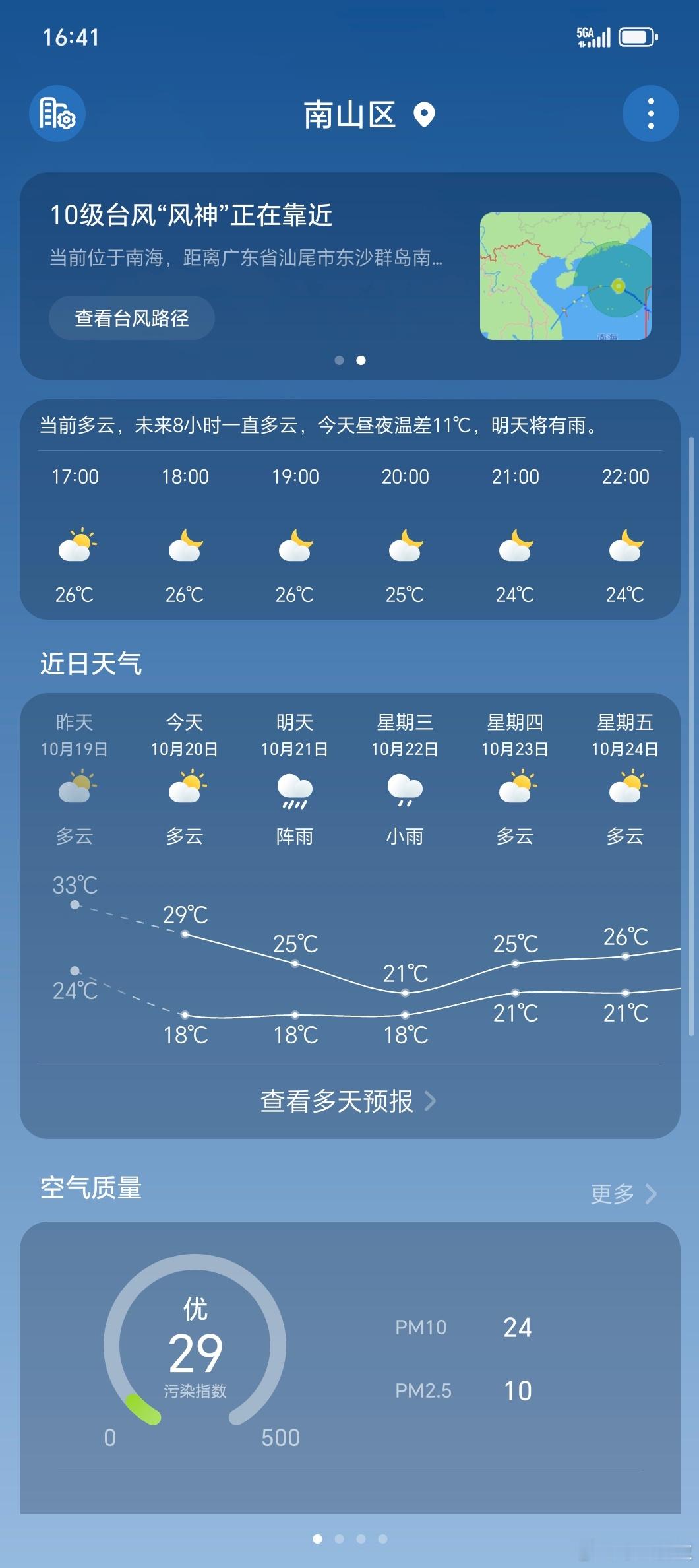 你的城市开始冷冷冷了么最近全国应该都在降温吧，深圳也开始微降了！明天要去北京，只