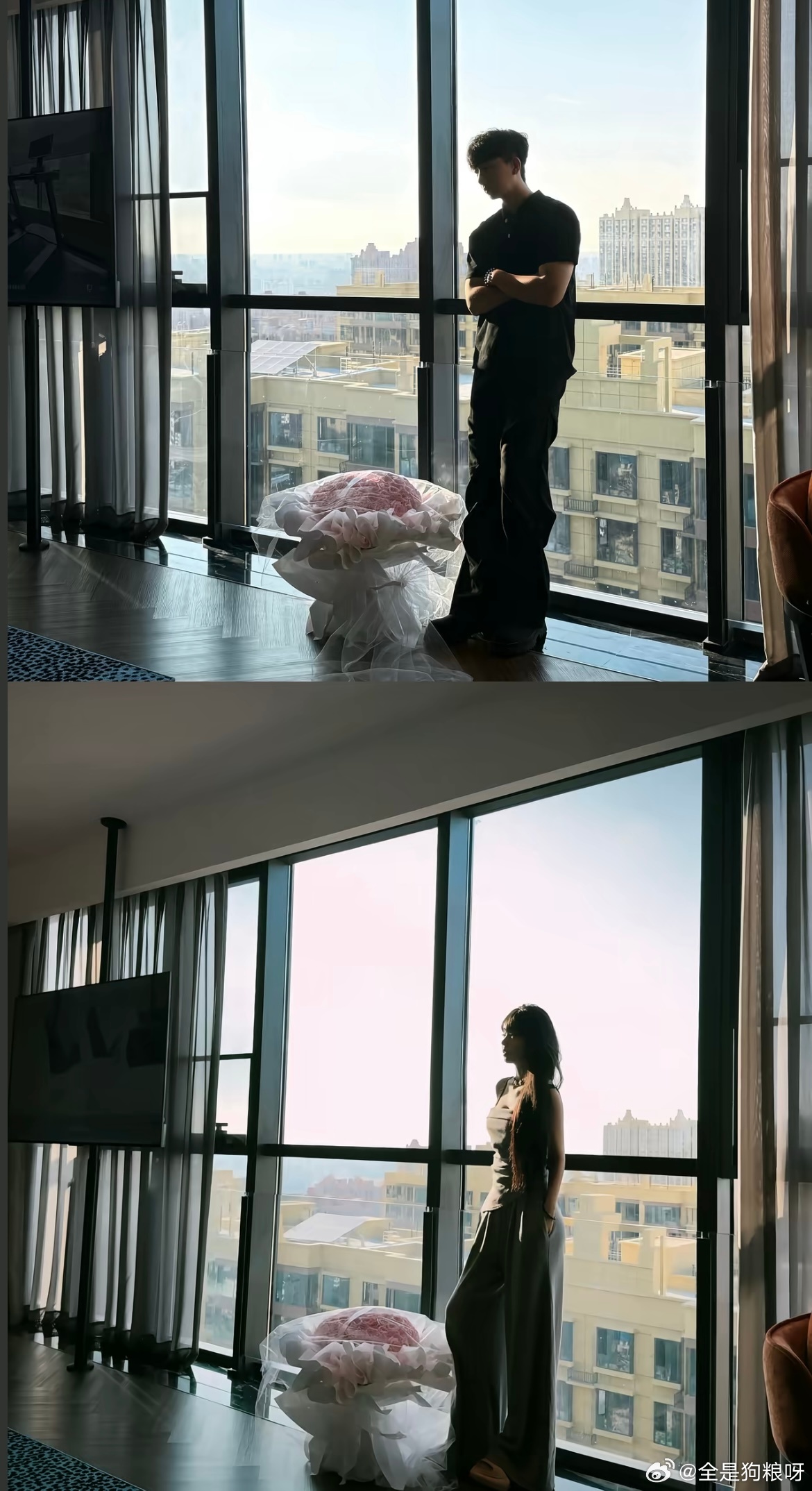 你说下次见面要带花 于是我就带了 ​​​