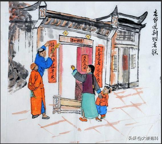 春联的前世今生

“贴春联”是春节的传统习俗，每到除夕这一天，家家户户都会精心挑