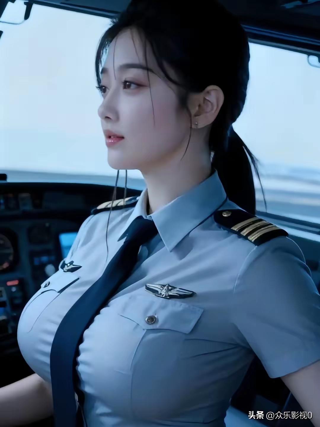 机长风采，英姿飒爽！🛫️💪