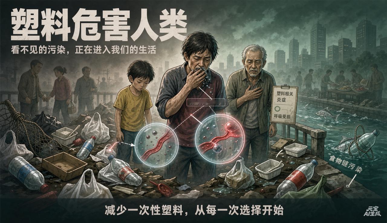 塑料正在毁灭人类
 
塑料便利了现代生活，却也酿成一场无声的环境危机。塑料制品数