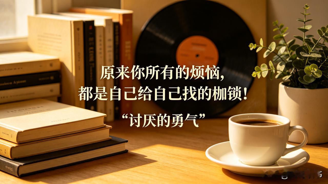 原来你所有的烦恼，都是自己给自己找的枷锁！

嗨朋友，今天给你推荐一本经典著作，